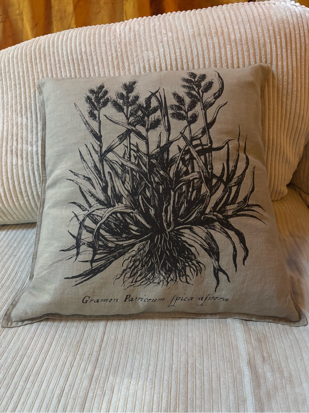IKEA Fjälljung Botanical Pillow Cover